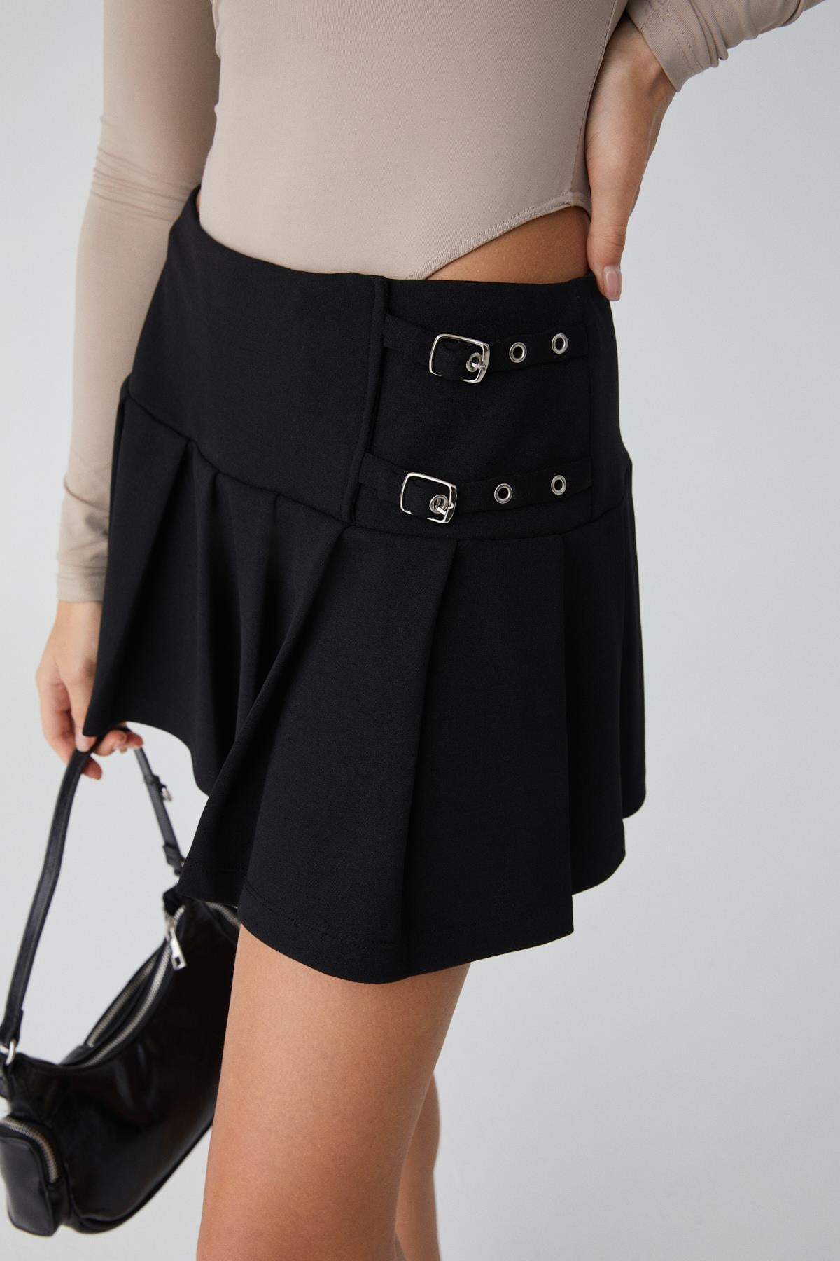 LEARY Damen High-Waist Rock