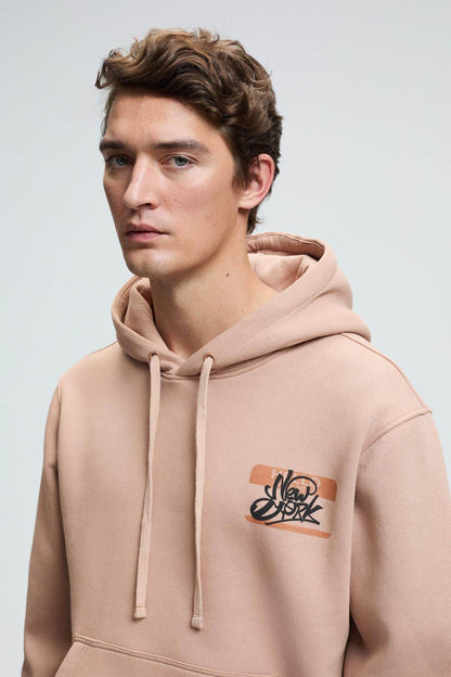 Herren Kapuzen-Sweatshirt Stickerei