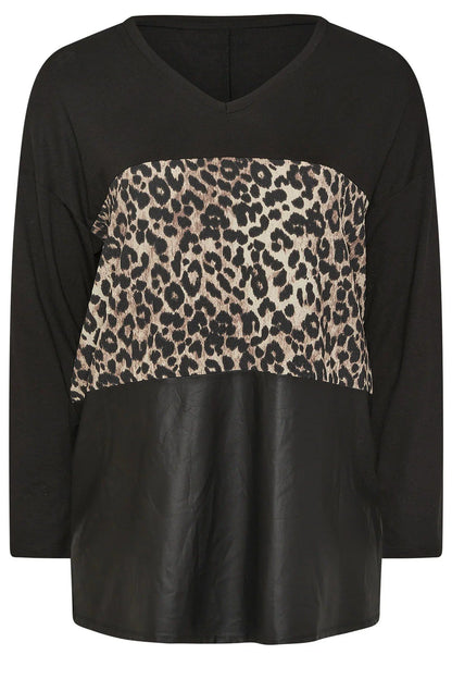 Pullover mit Leopardenmuster
