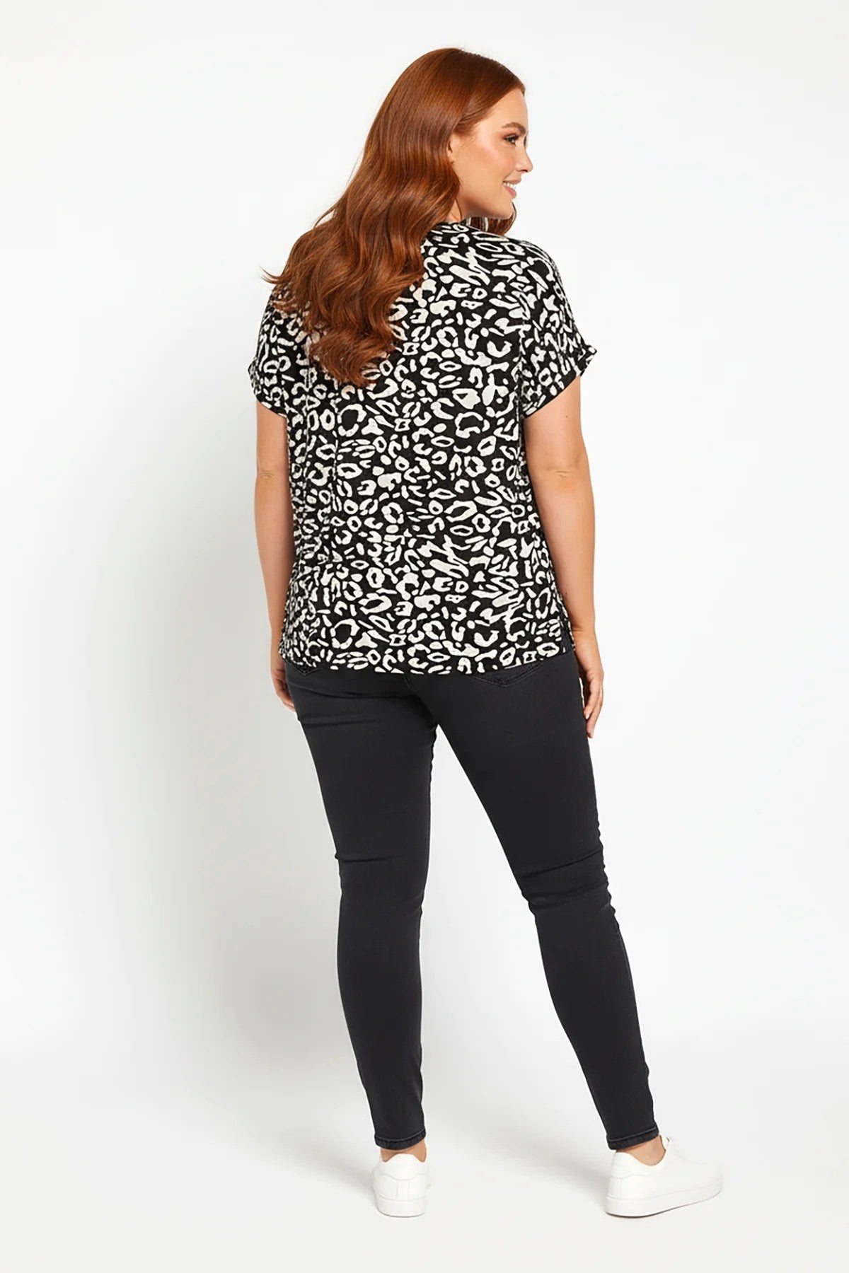 Leopardenmuster-T-Shirt