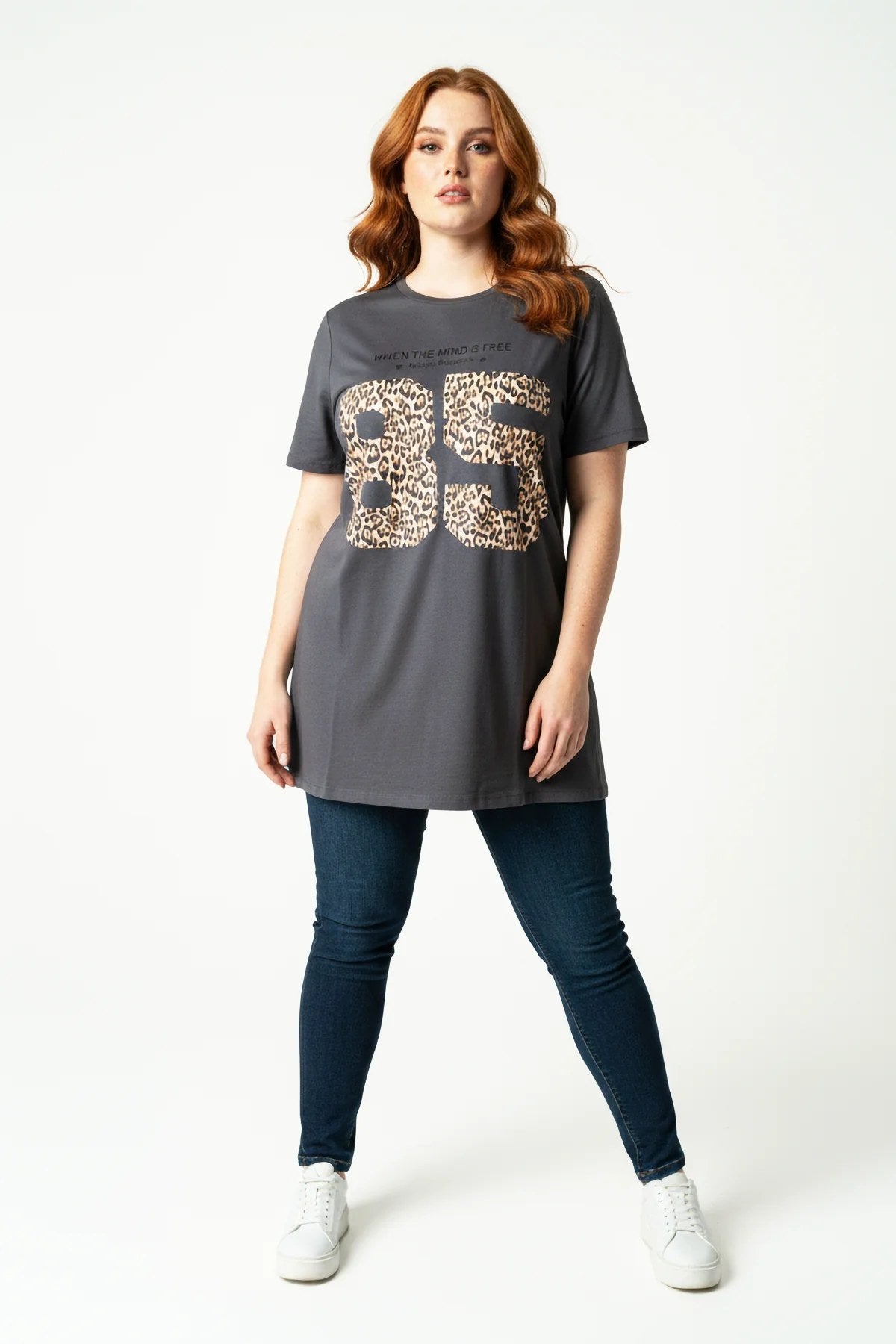 Leopardenmuster-T-Shirt