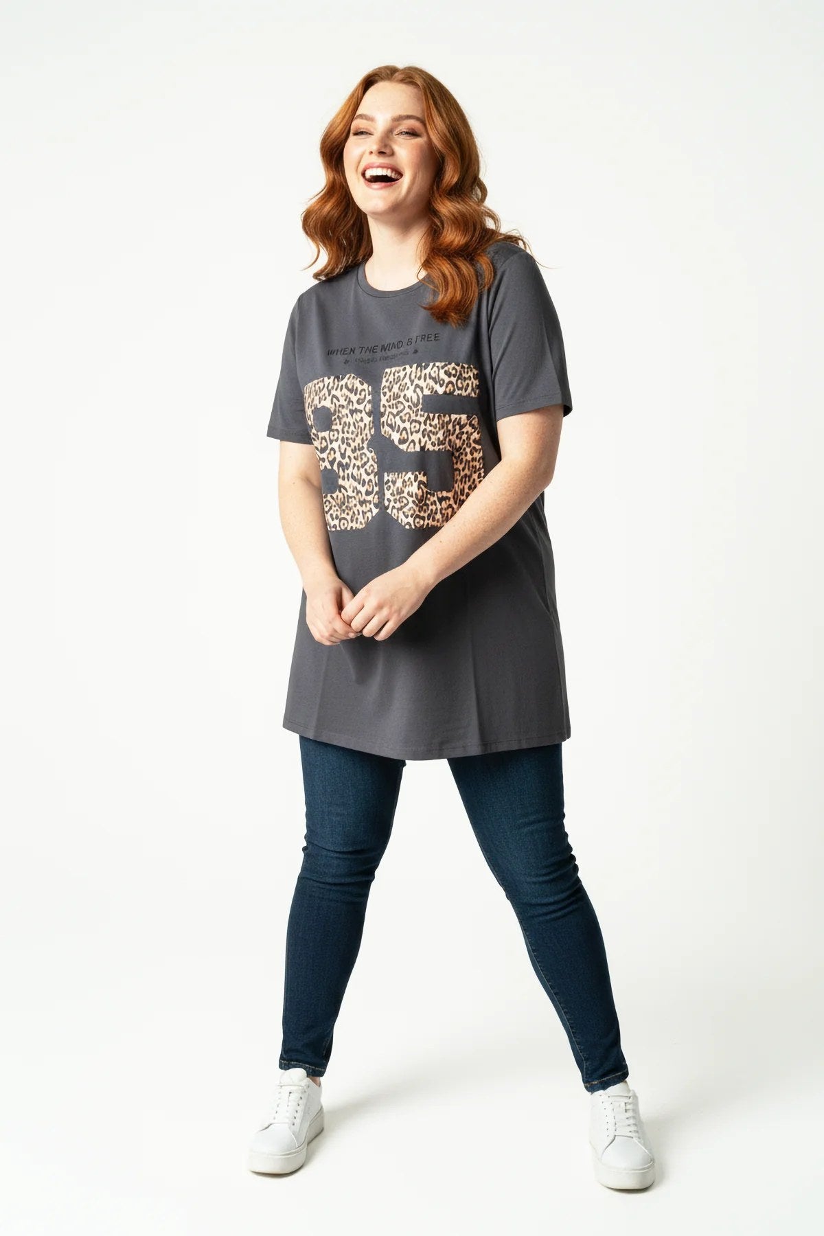 Leopardenmuster-T-Shirt