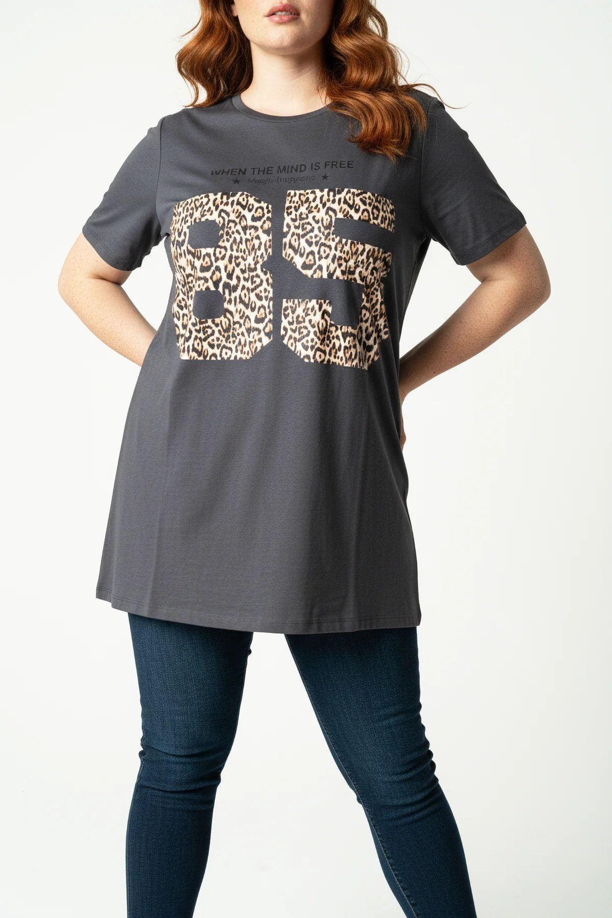 Leopardenmuster-T-Shirt
