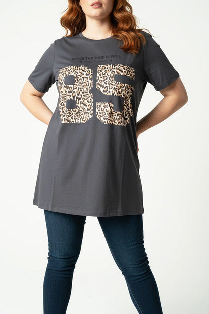 Leopardenmuster-T-Shirt