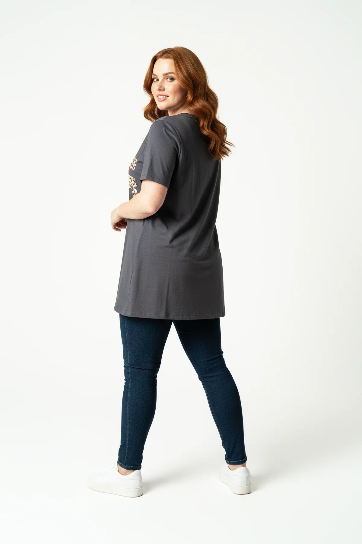 Leopardenmuster-T-Shirt