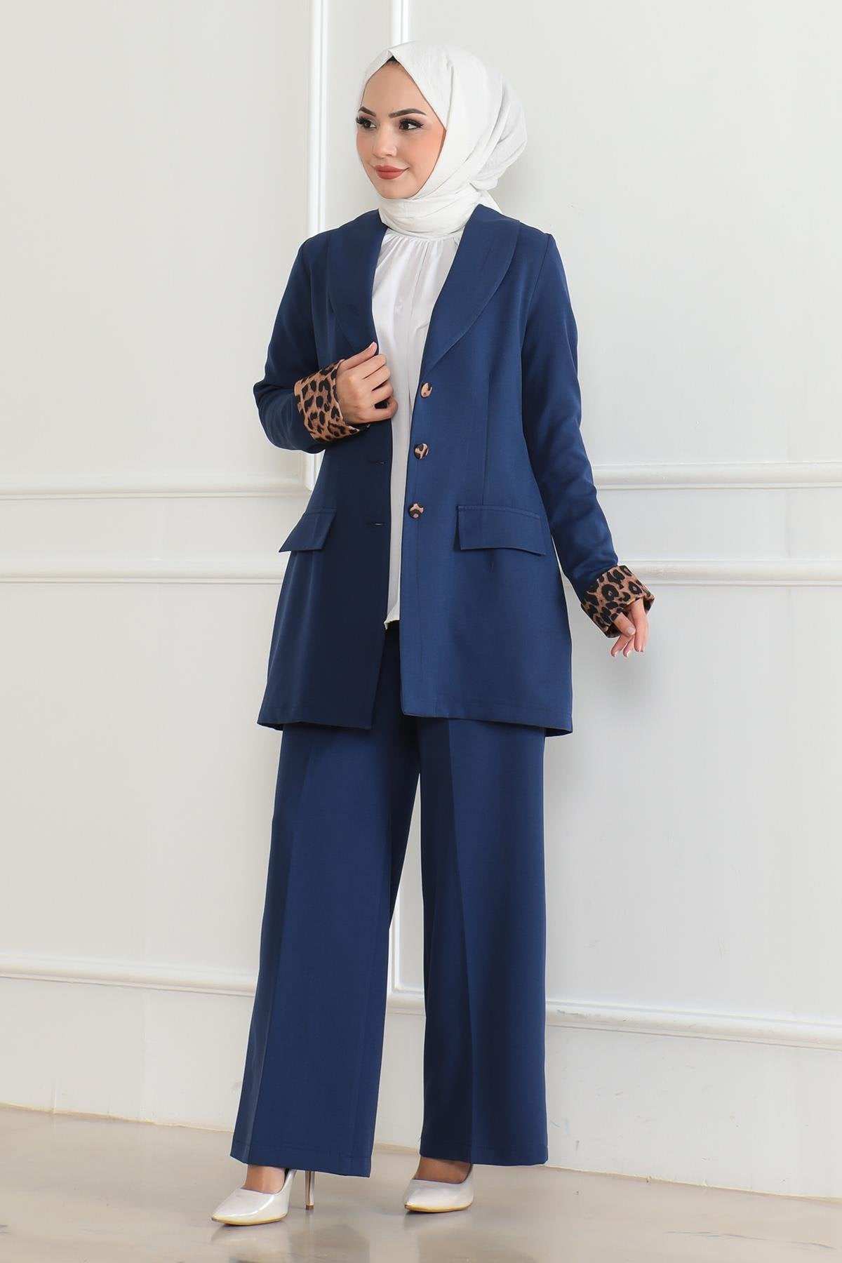 Leopardenmuster Set Indigo 19218