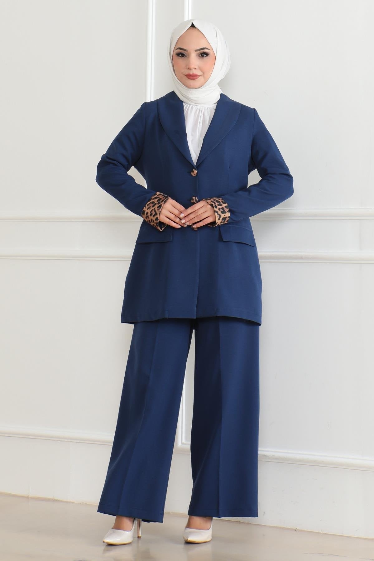 Leopardenmuster Set Indigo 19218