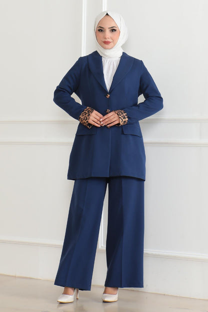 Leopardenmuster Set Indigo 19218