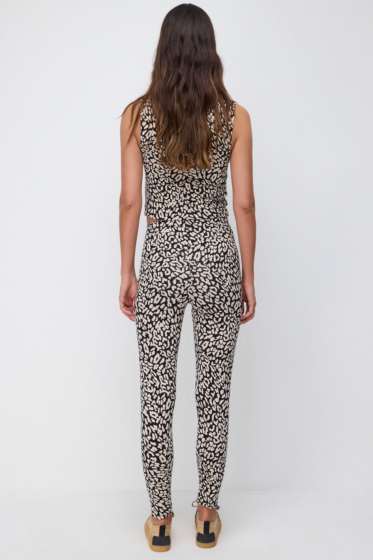 Leggings mit Leopardenmuster