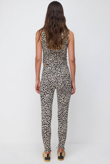 Leggings mit Leopardenmuster