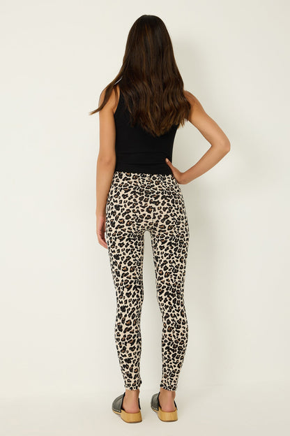 Leggings mit Leopardenmuster