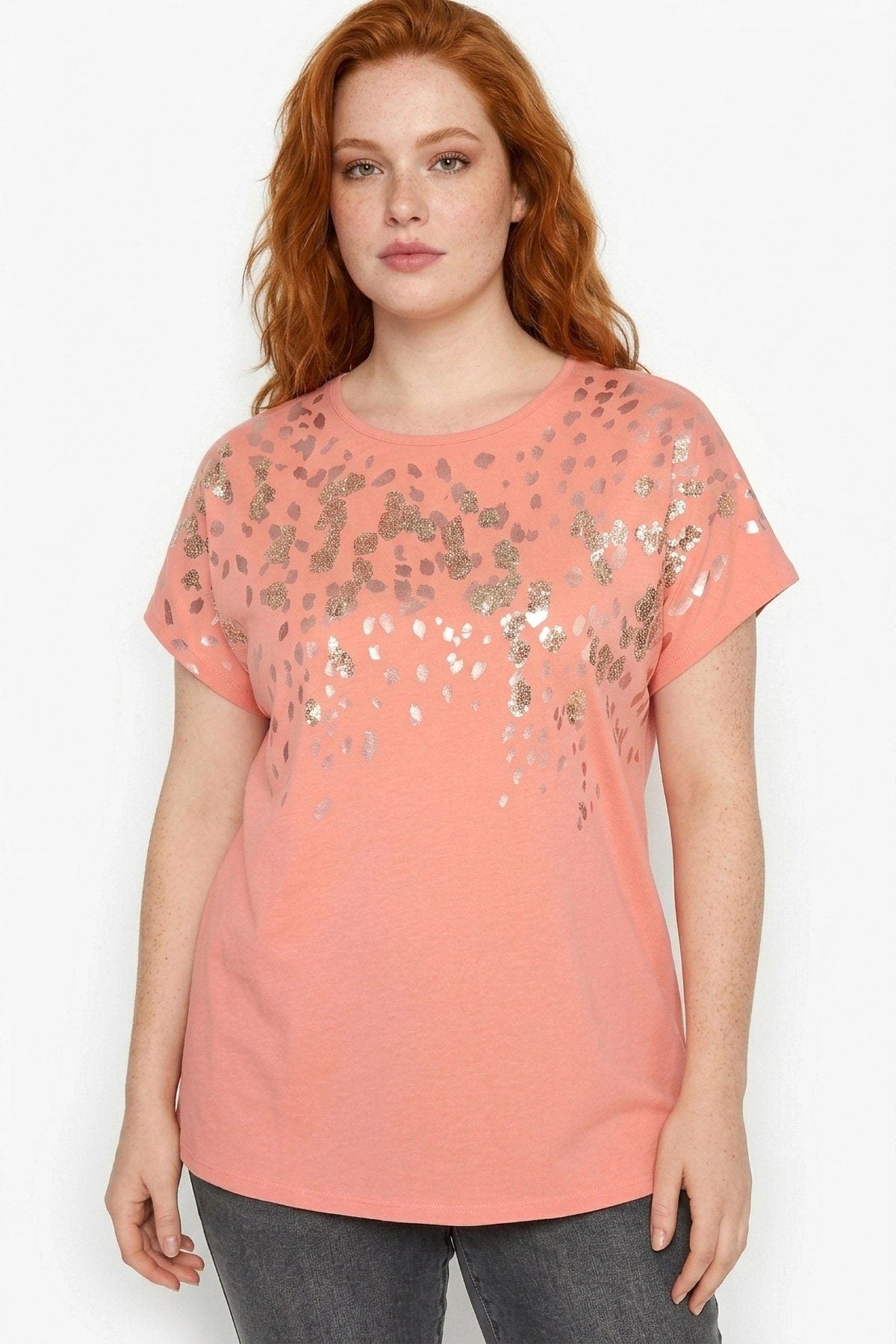 Leopardenmuster T-Shirt