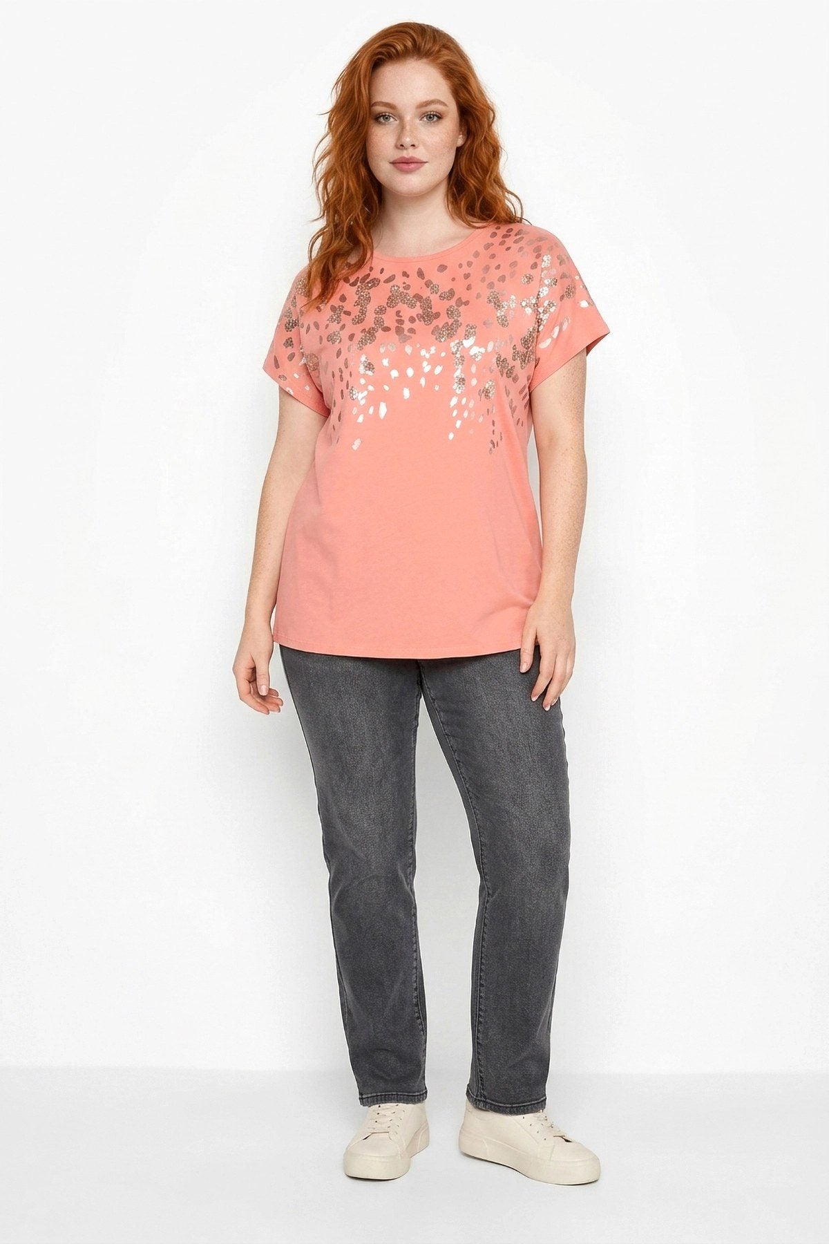 Leopardenmuster T-Shirt