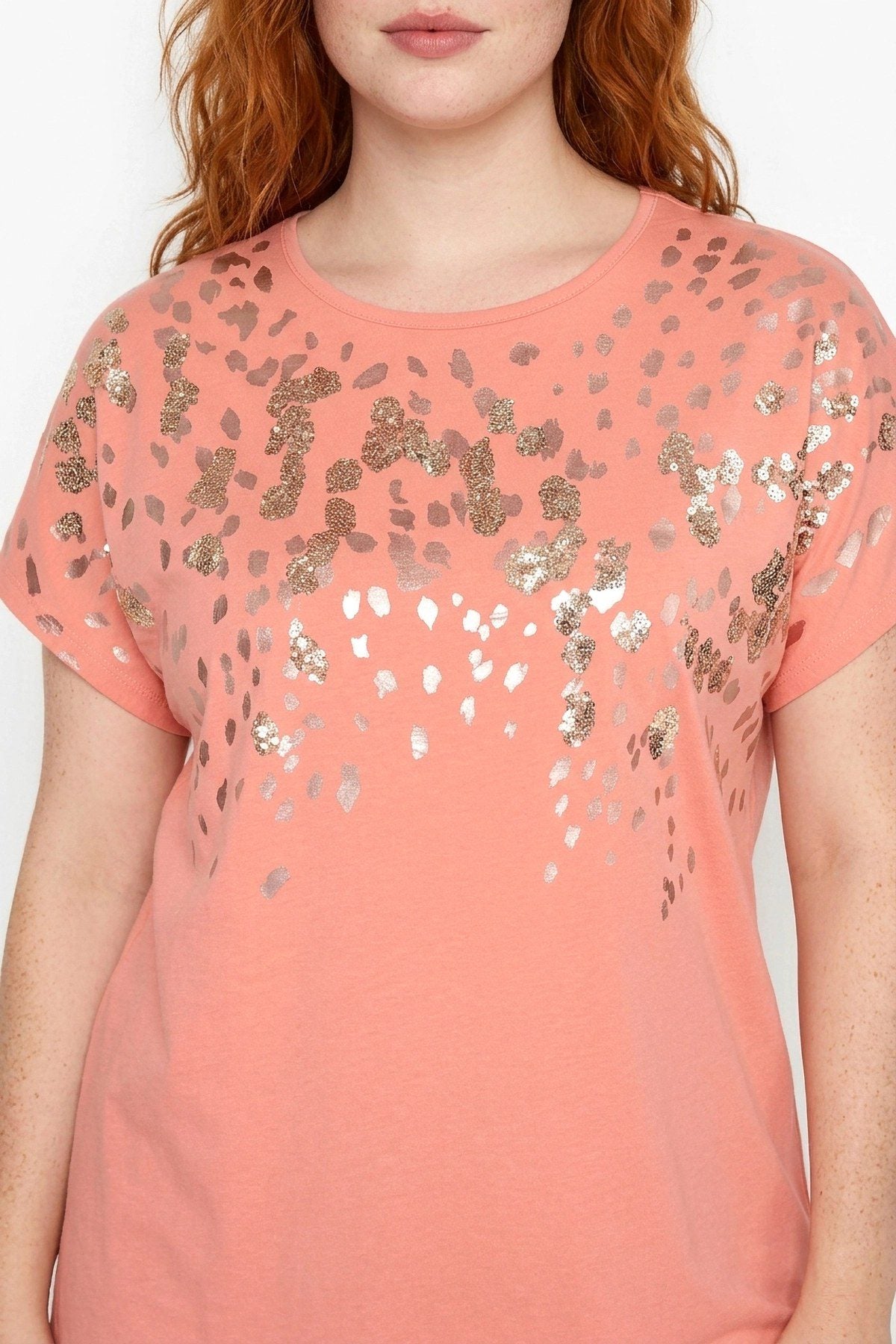 Leopardenmuster T-Shirt