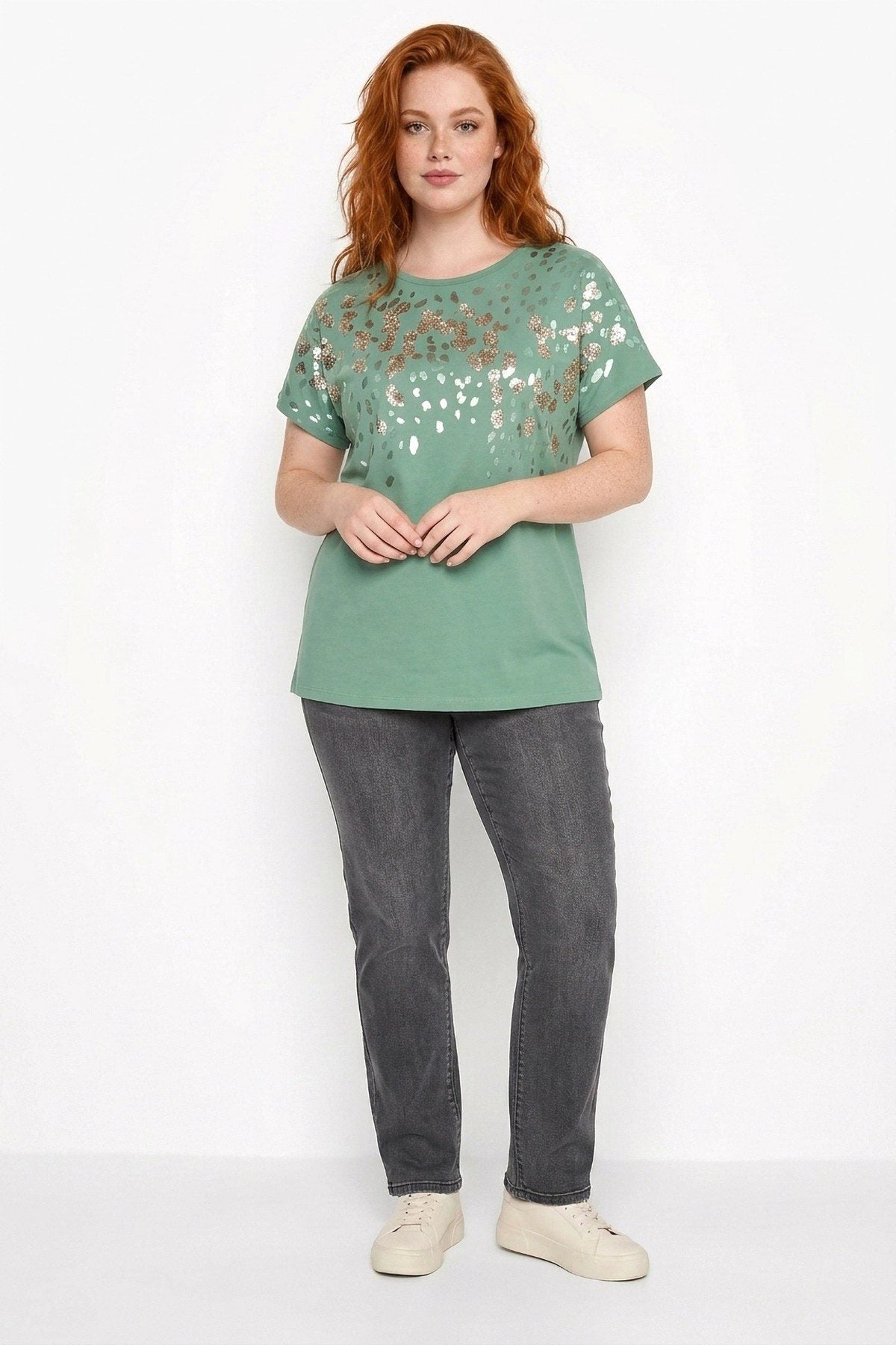 Leopardenmuster T-Shirt