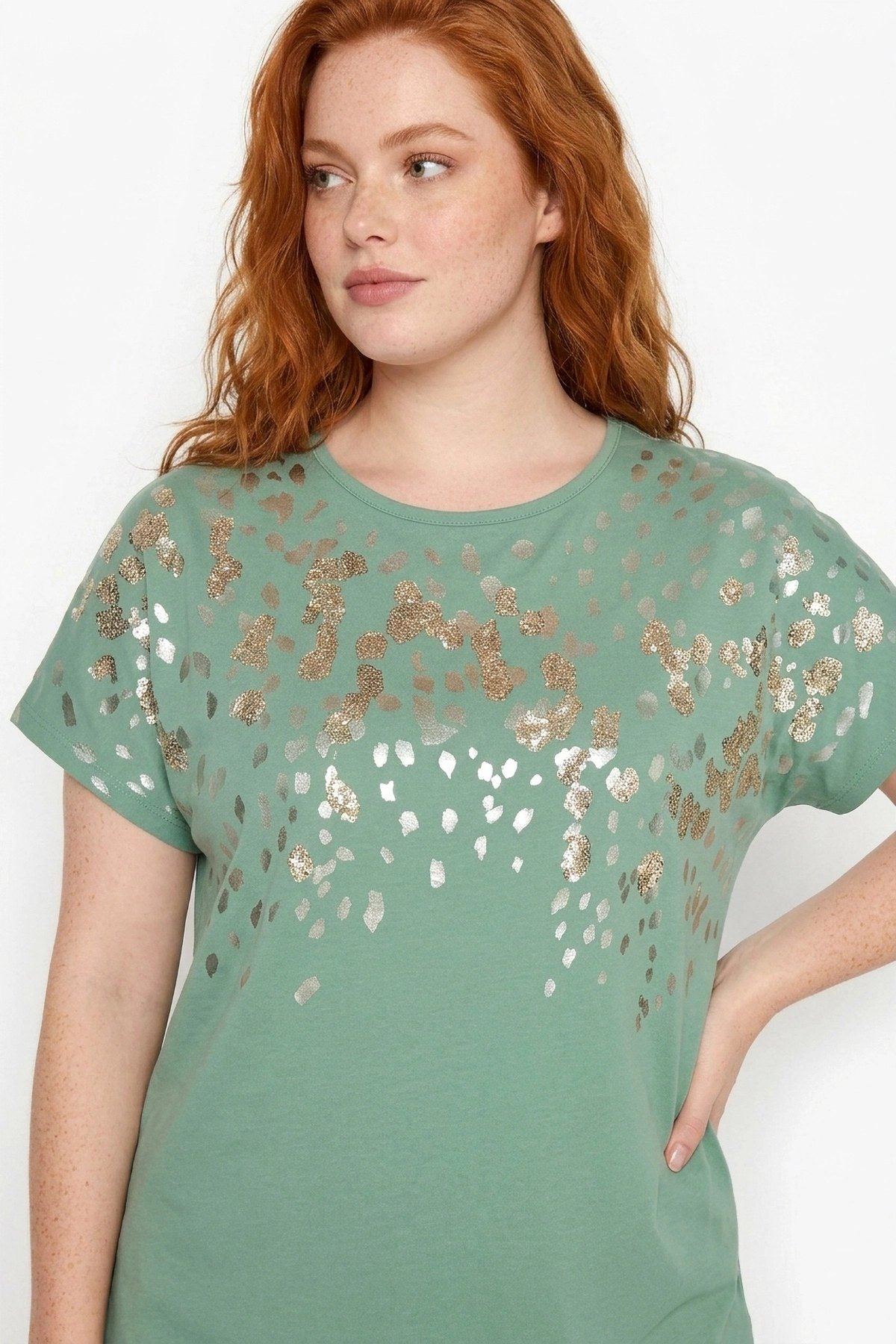 Leopardenmuster T-Shirt