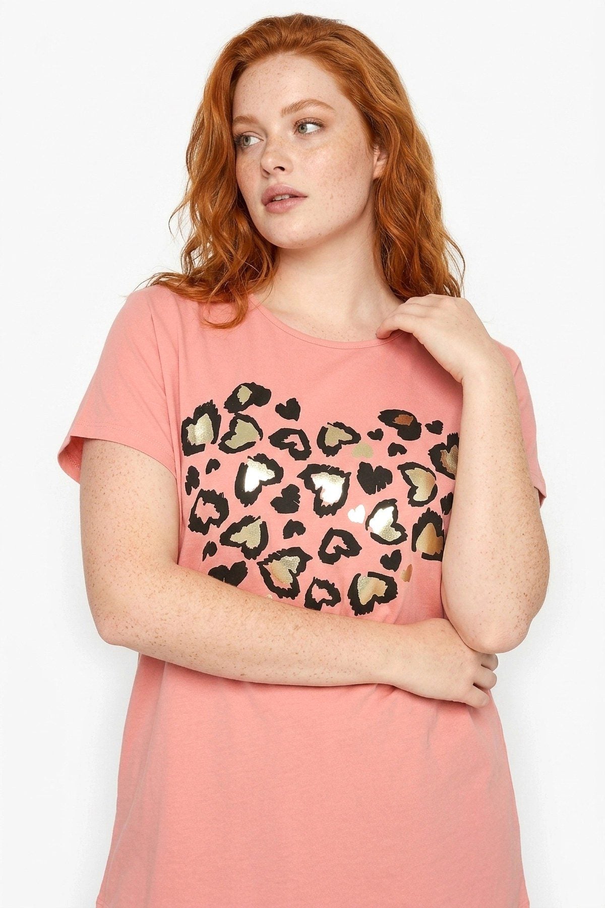 Leopardenmuster T-Shirt