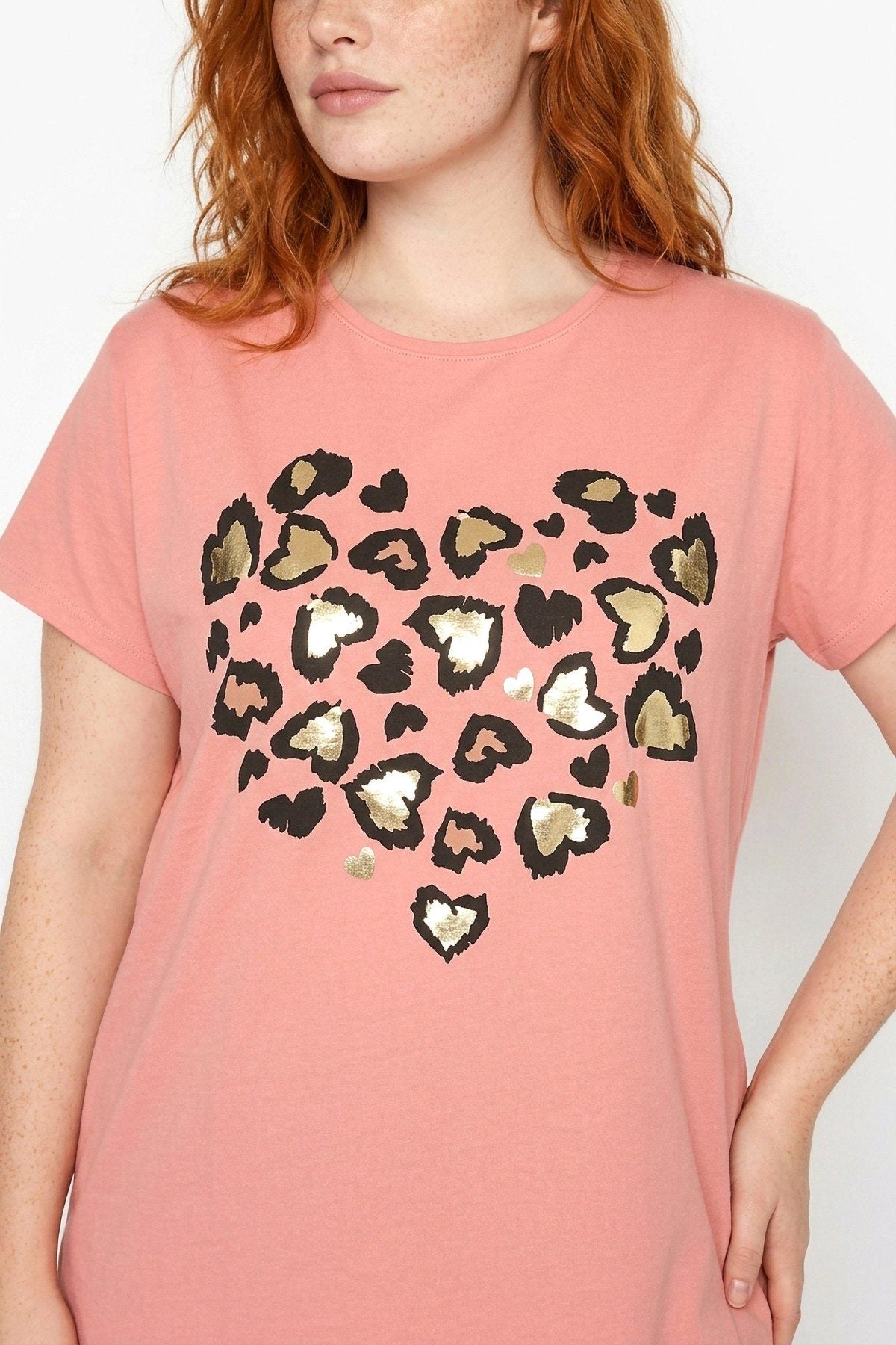 Leopardenmuster T-Shirt