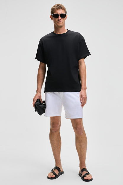 LEYTON Herren Leinenmix Shorts