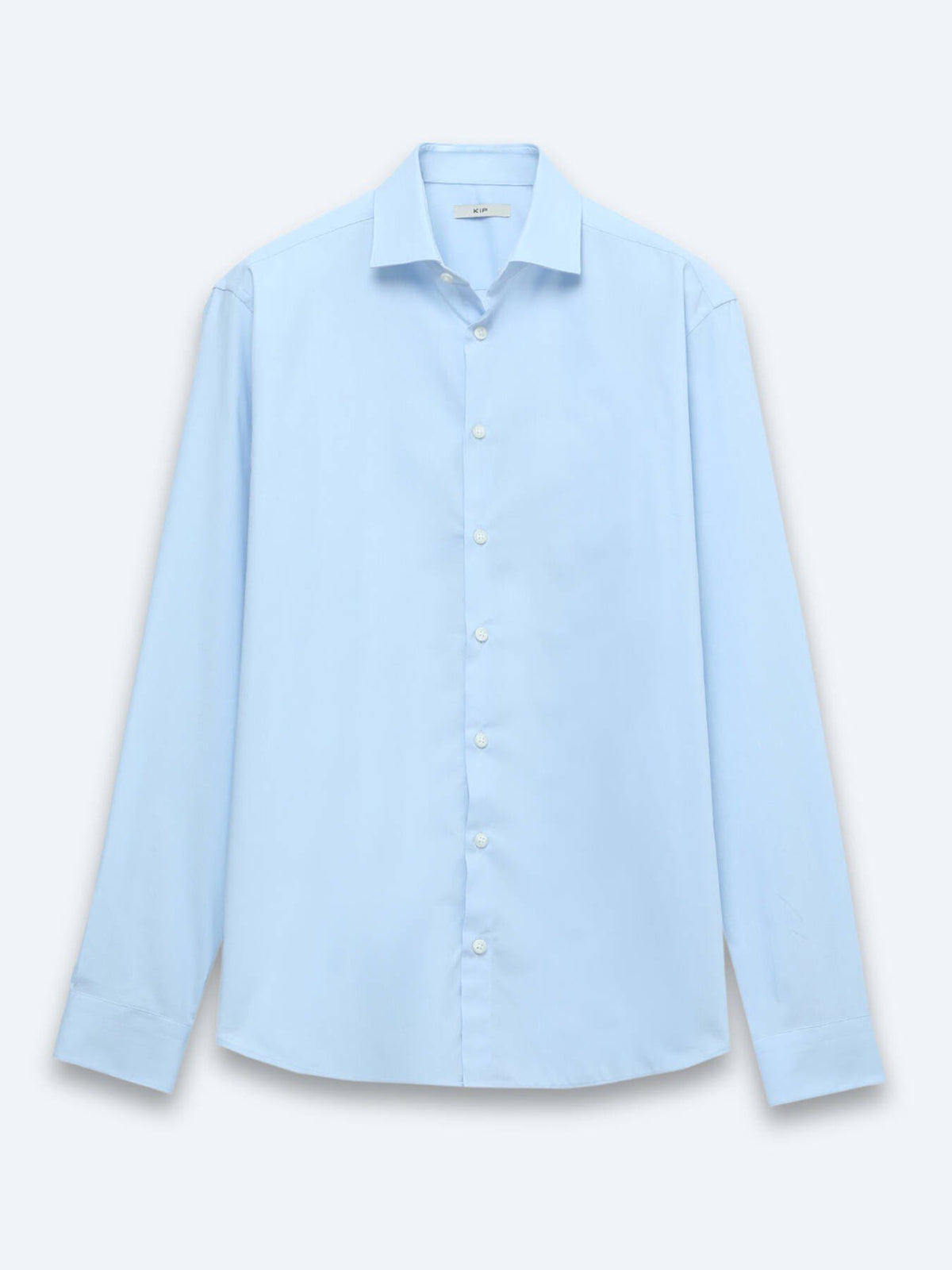 Helles Blau Regular Fit Baumwollhemd
