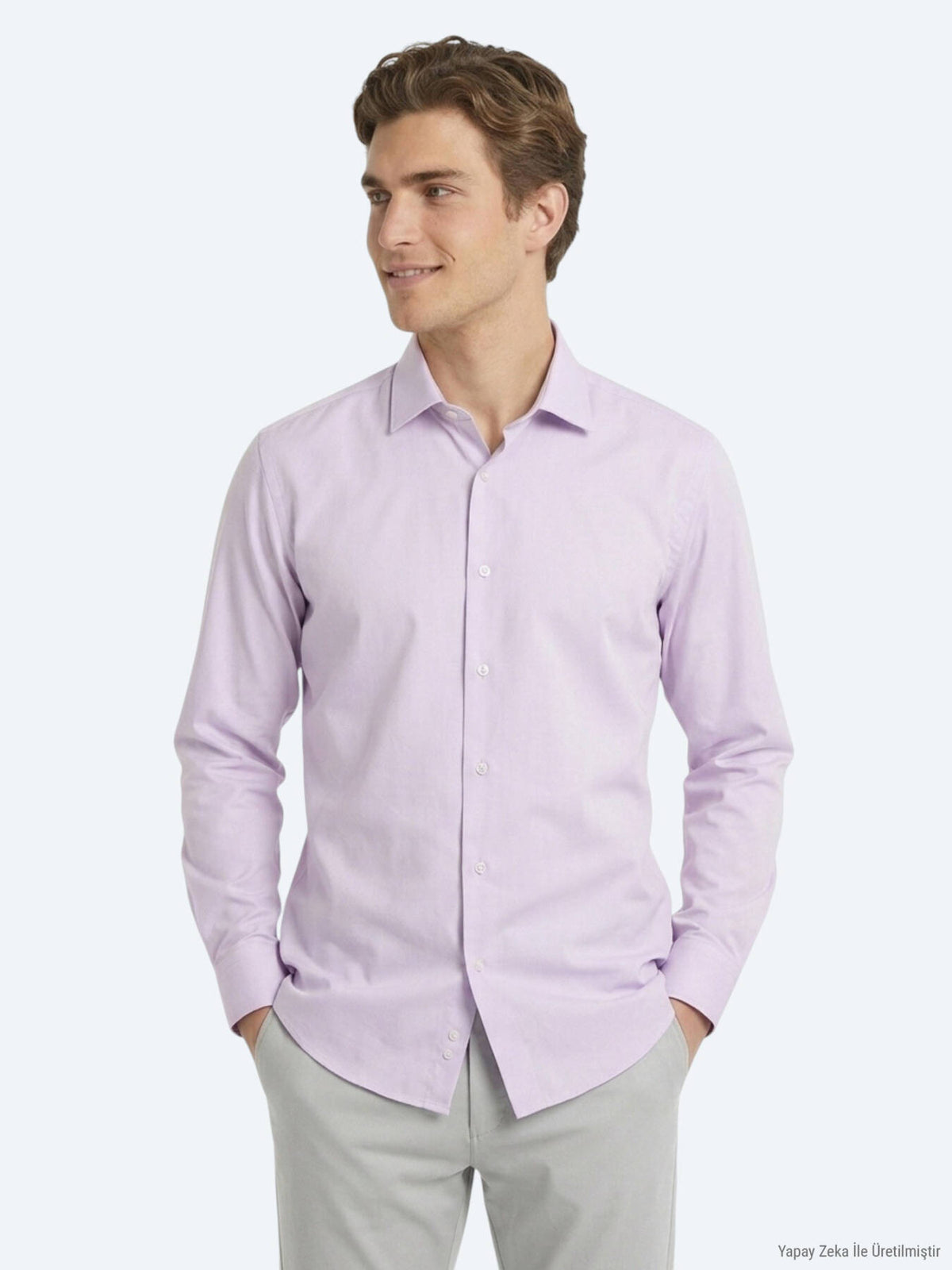 Helles Rosa Freizeit Baumwollshirt