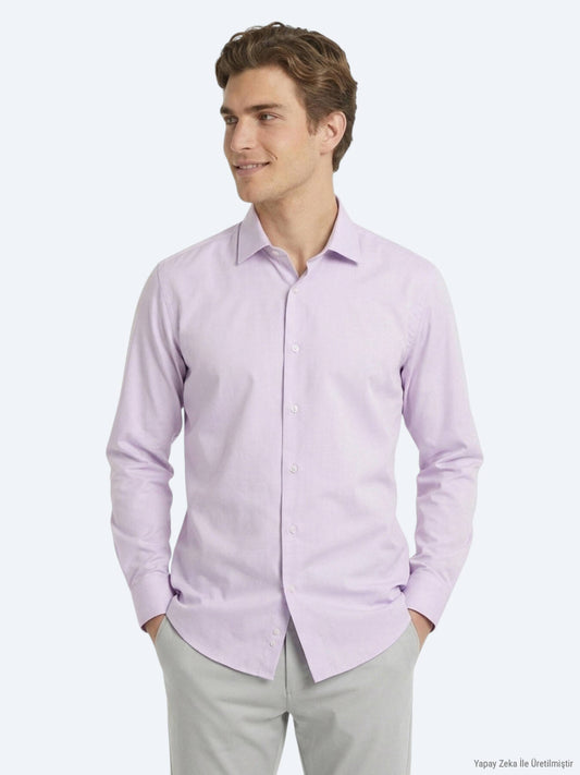Helles Rosa Freizeit Baumwollshirt