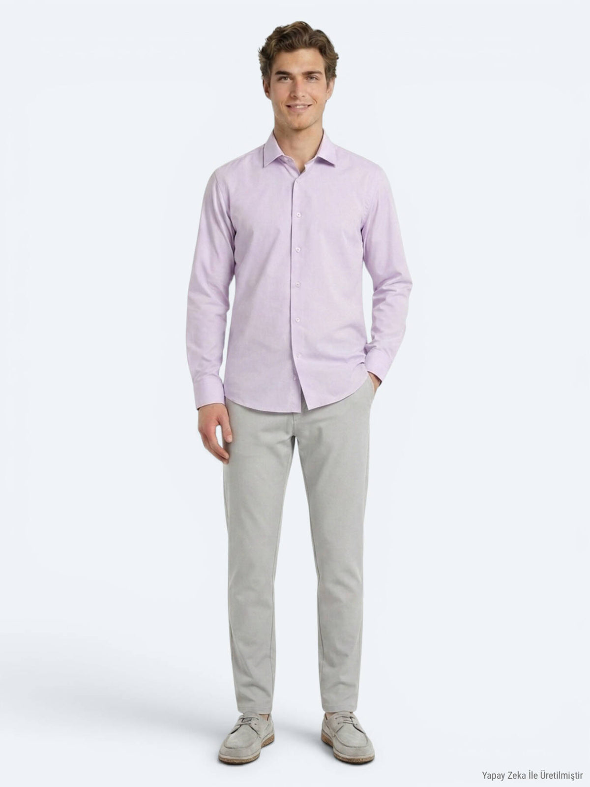 Helles Rosa Freizeit Baumwollshirt