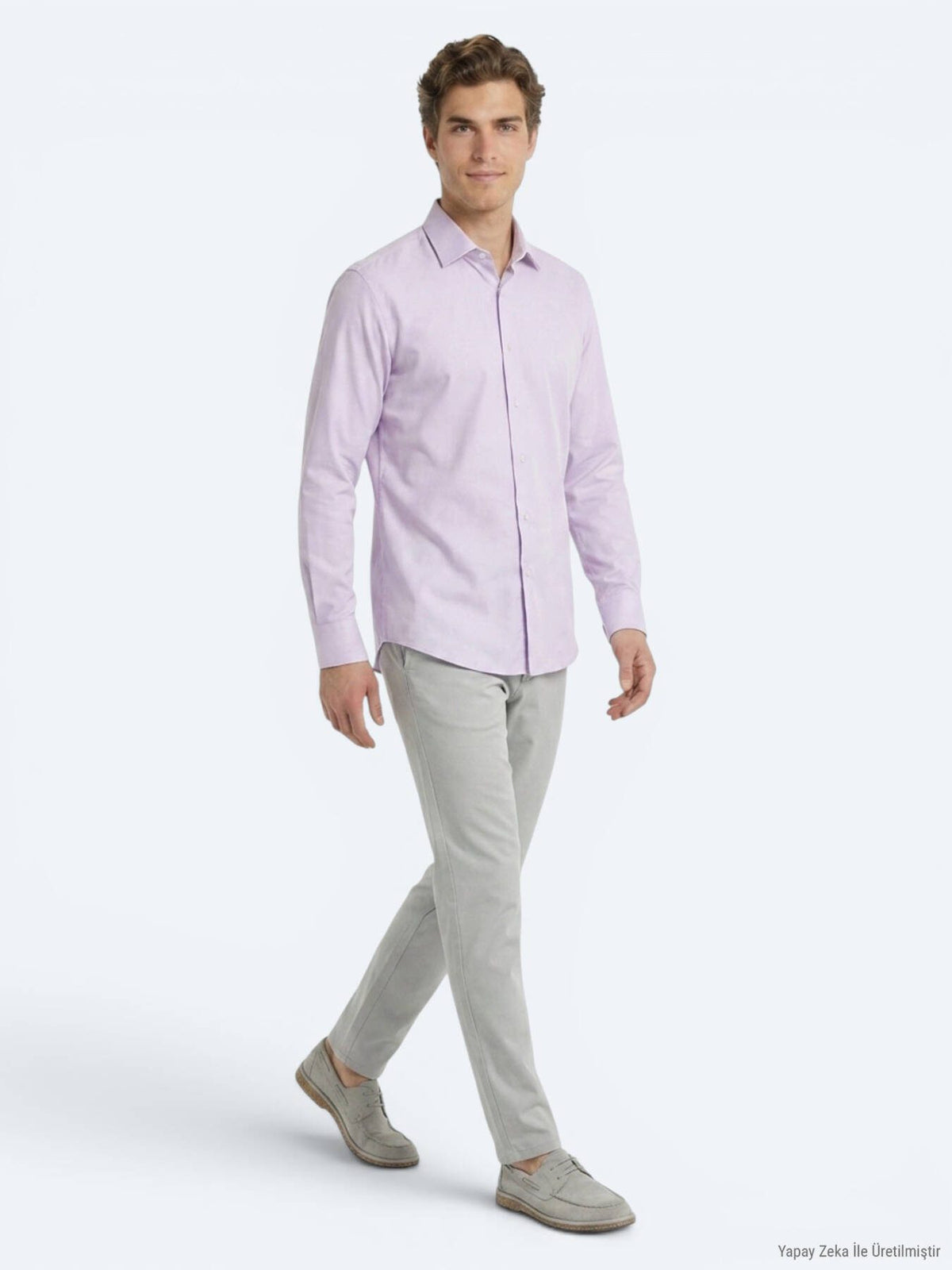 Helles Rosa Freizeit Baumwollshirt