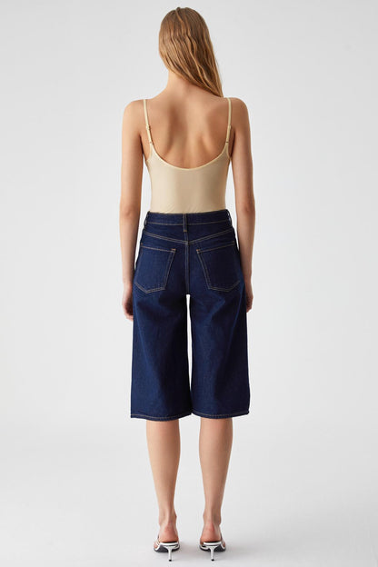 LILLEAN Damen Wickelbluse mit Tüll