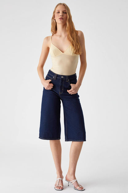 LILLEAN Damen Wickelbluse mit Tüll