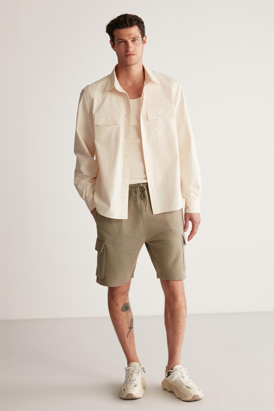 GRIMELANGE LIONEL Regular Shorts Khaki