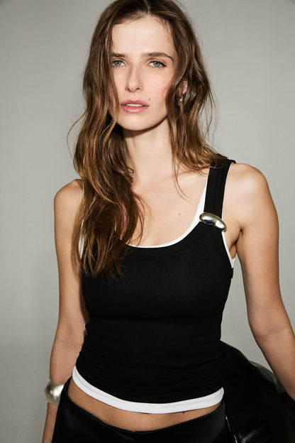 LIOR Damen Neckholder Top Soft Stretch