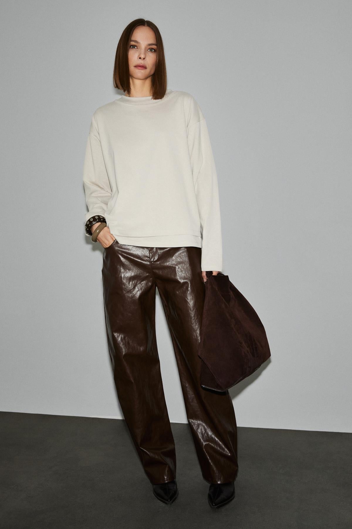 Damen Oversized Bio-T-Shirt