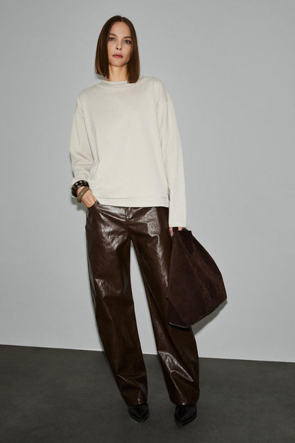 Damen Oversized Bio-T-Shirt