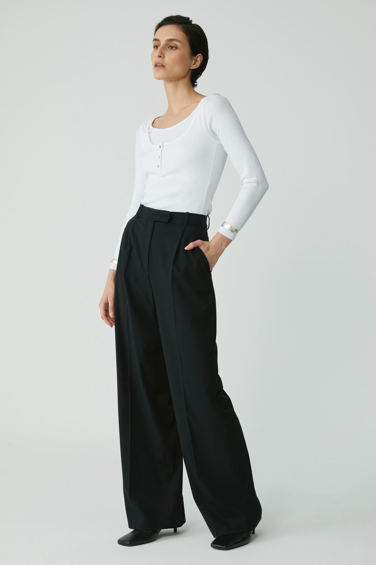 LITZY Damen Slim Fit Weste Top