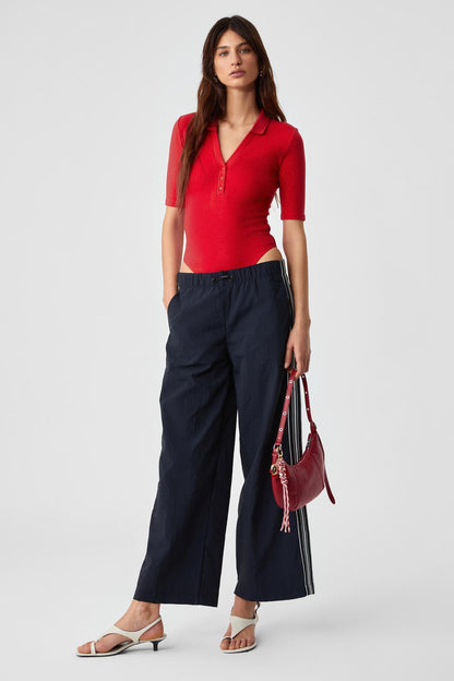 LOKKISER Damen Knopfbluse