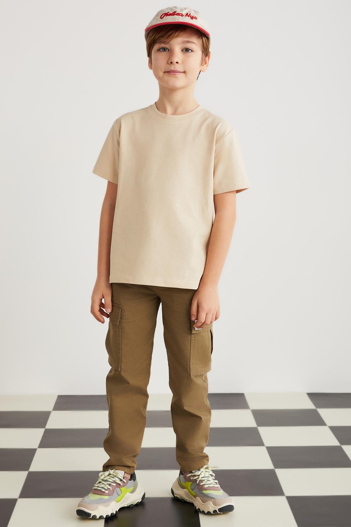 LORENZ Jungen Baumwoll-T-Shirt locker