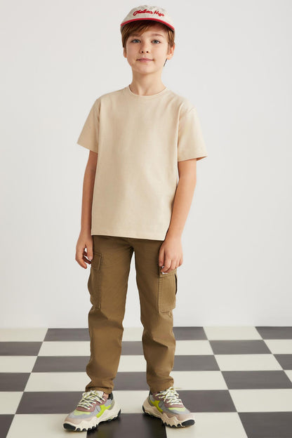 LORENZ Jungen Baumwoll-T-Shirt locker