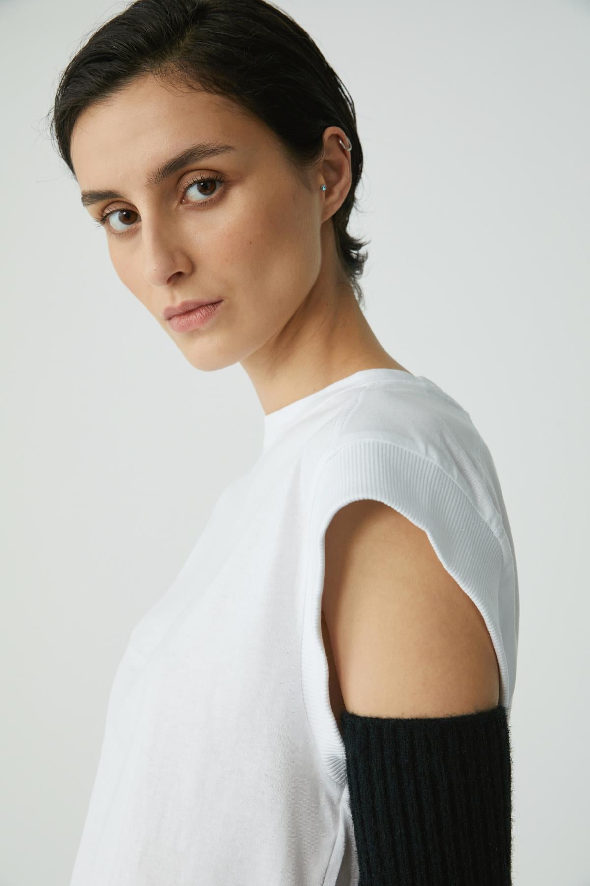 ETHIQUET LORI Damen Baumwoll-Tanktop Weiß