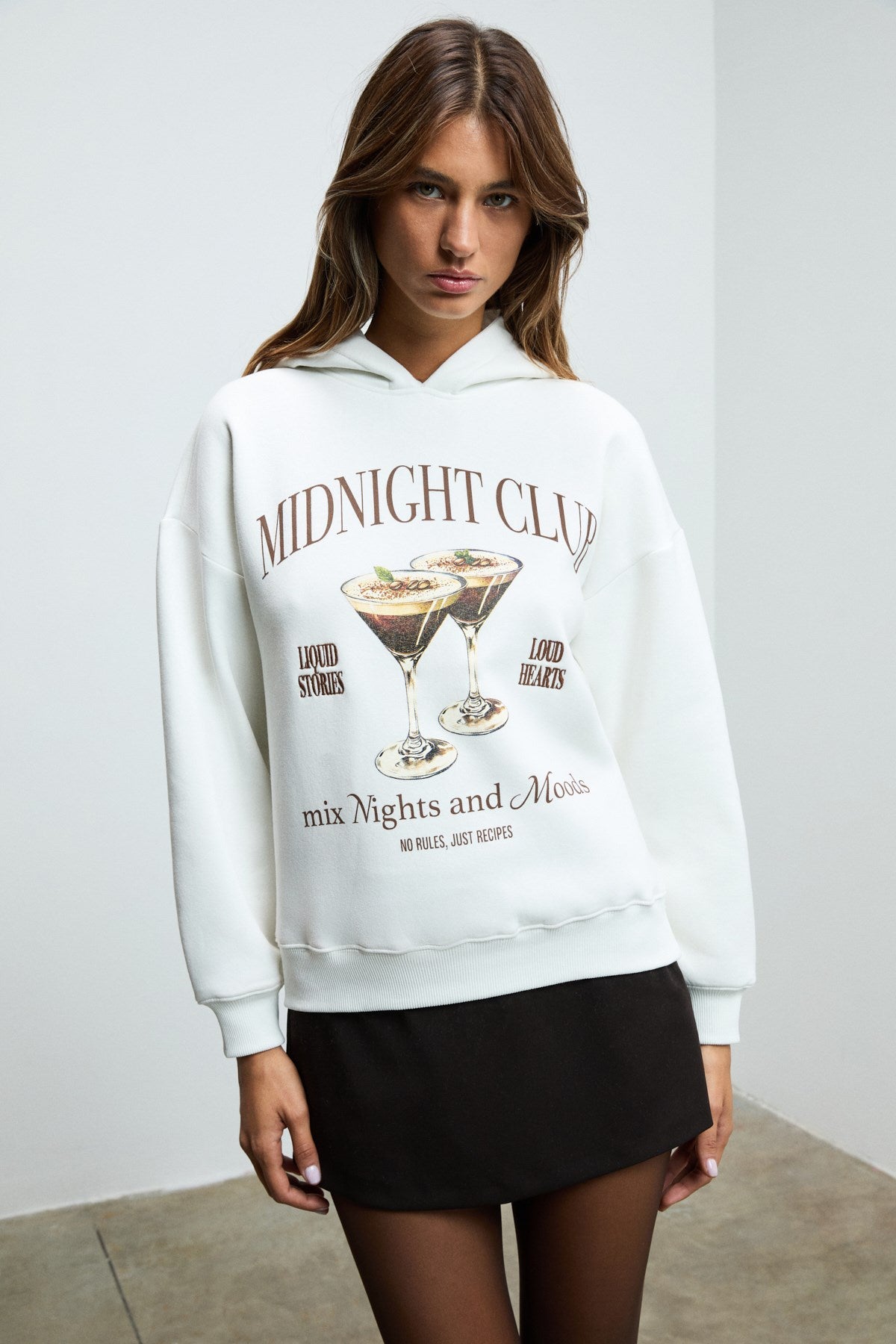 LUKKIS Damen Bestickter Hoodie