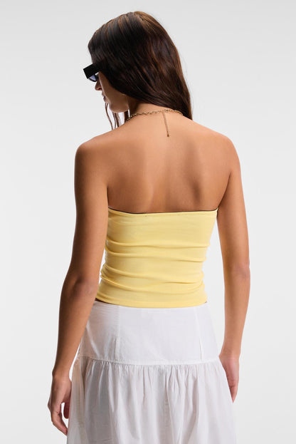 LUNESSA Damen Trägerloses Top