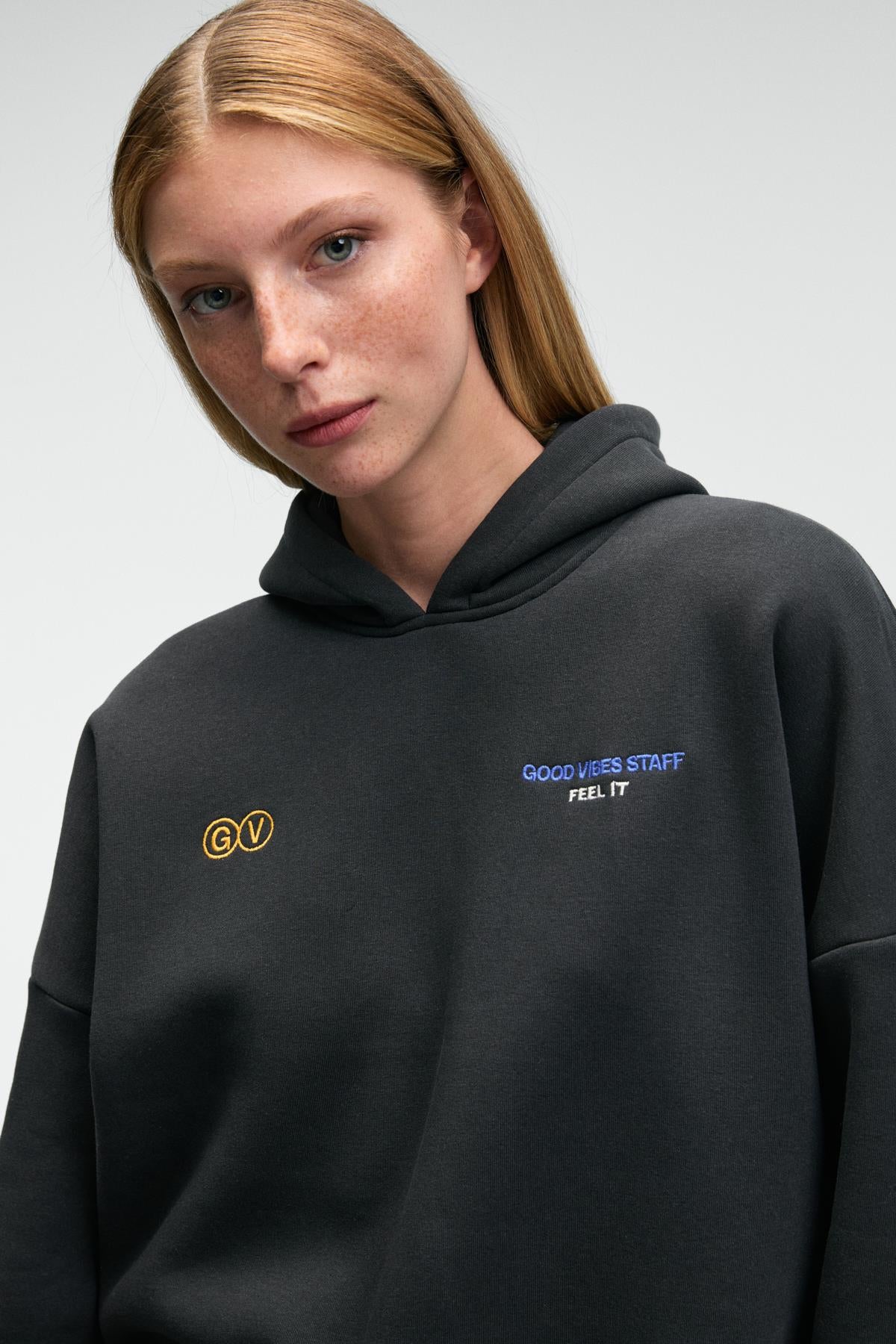 LUXE Damen Kapuzen-Sweatshirt