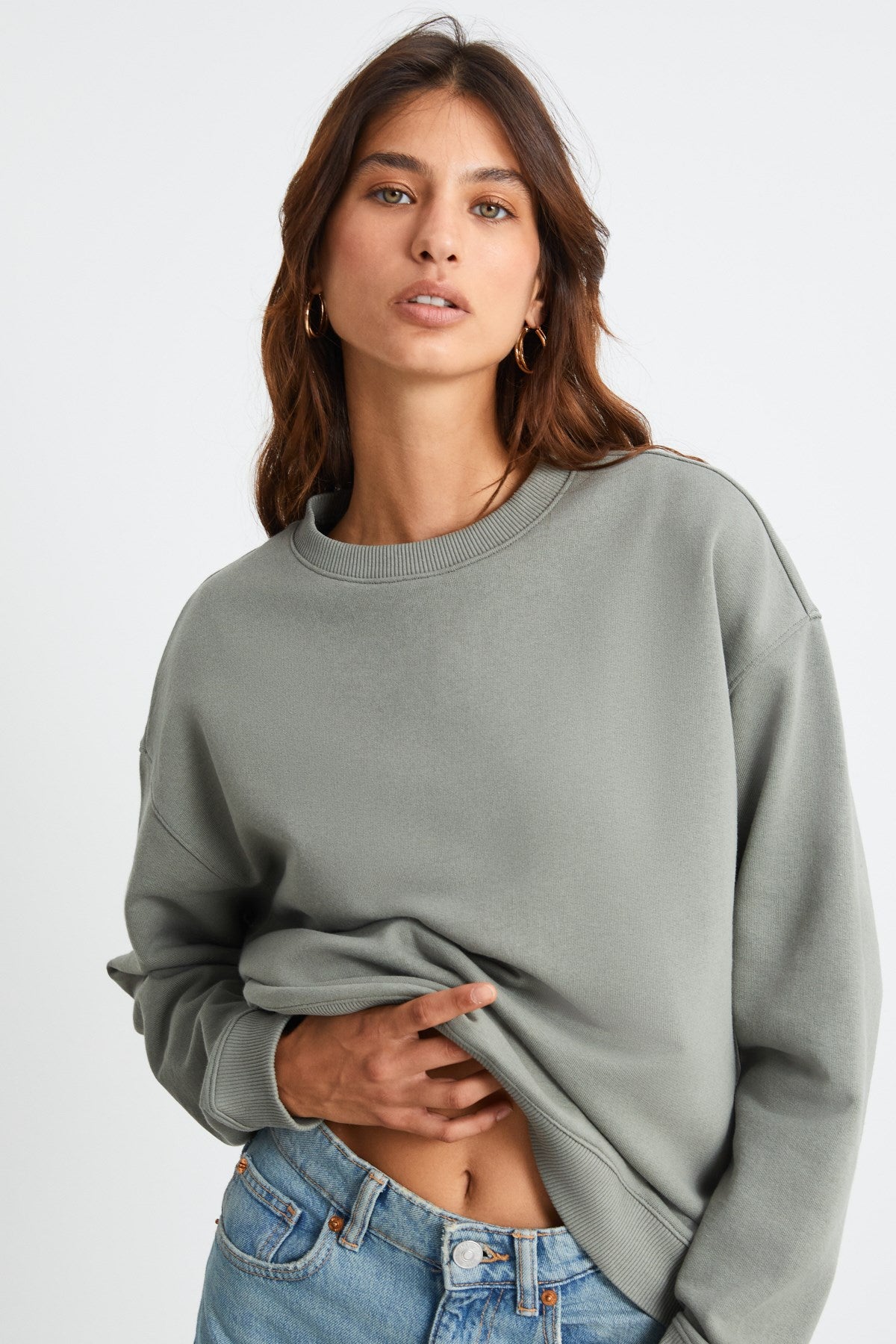 MAIJA Damen Fleece Sweatshirt