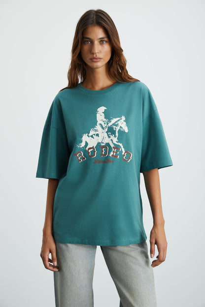 MAJER Damen Western Print Shirt