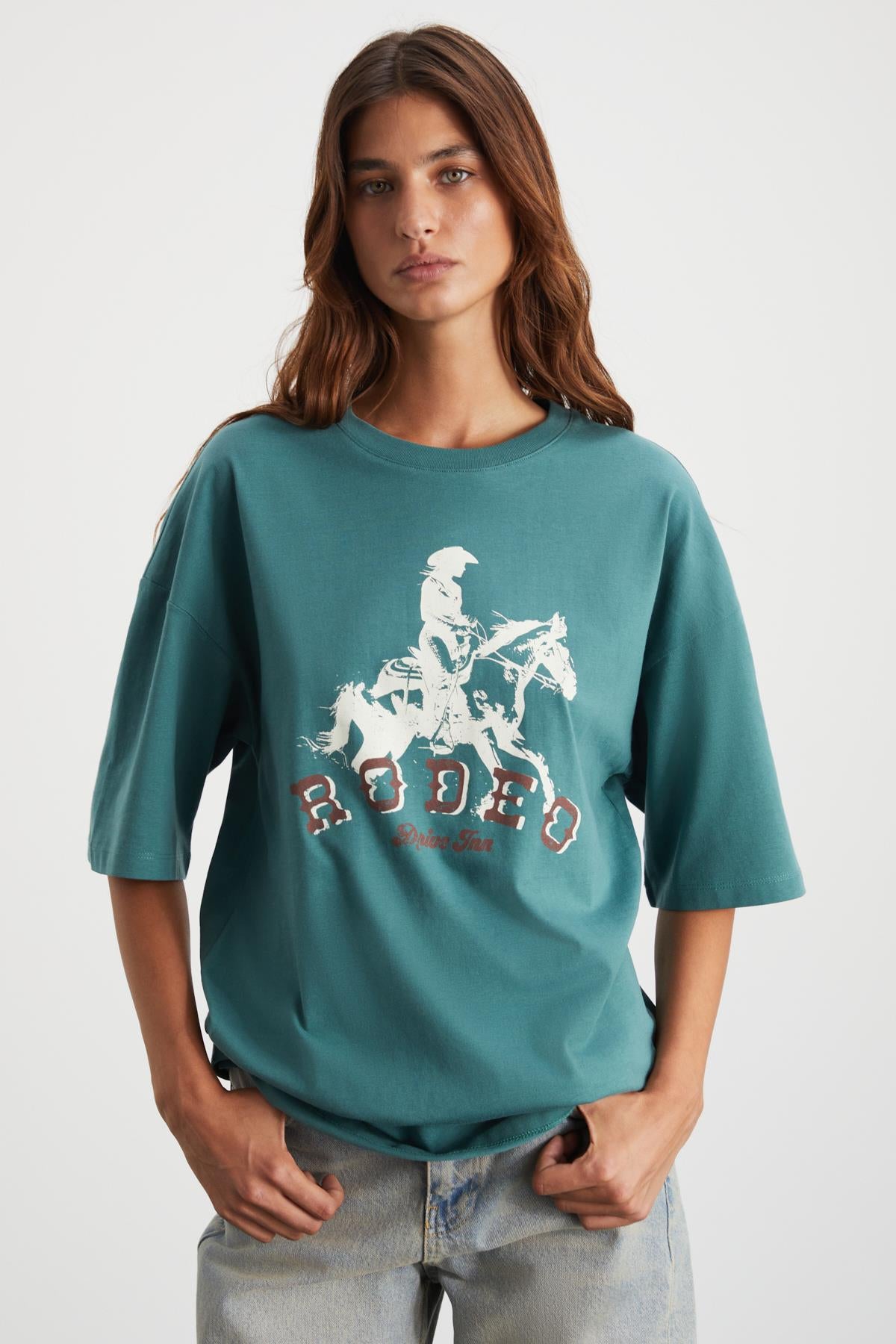 MAJER Damen Western Print Shirt
