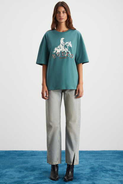 MAJER Damen Western Print Shirt