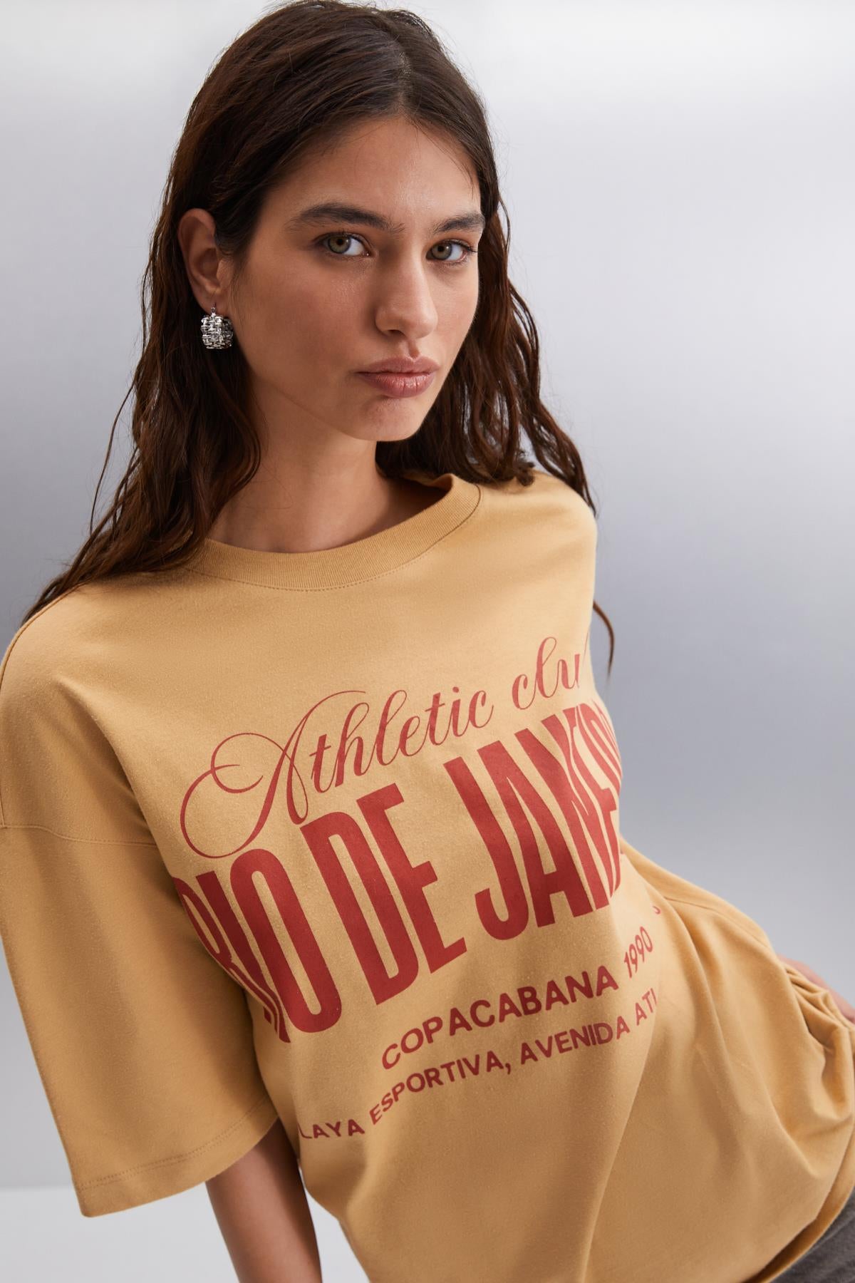 MALIKA Bio-Baumwolle City Print Tee