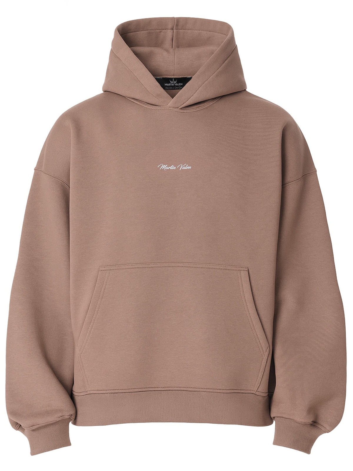 Schimmernder 3D-bestickter Kapuzen-Weißer Pullover von Mandala Plastik