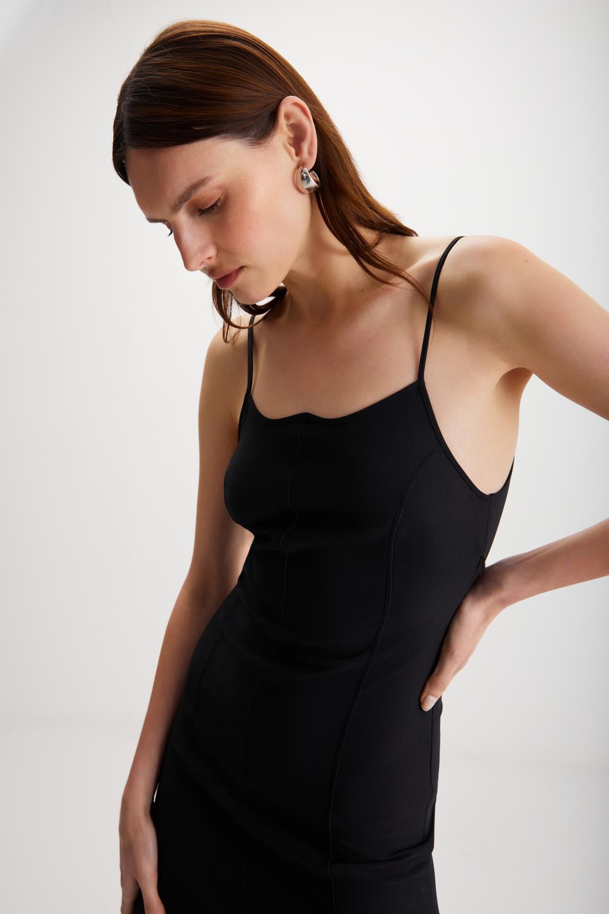 Manuela Bodycon Herzausschnitt Kleid