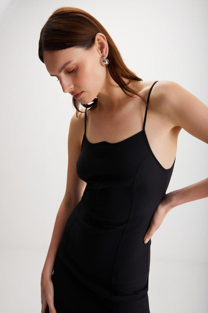 Manuela Bodycon Herzausschnitt Kleid